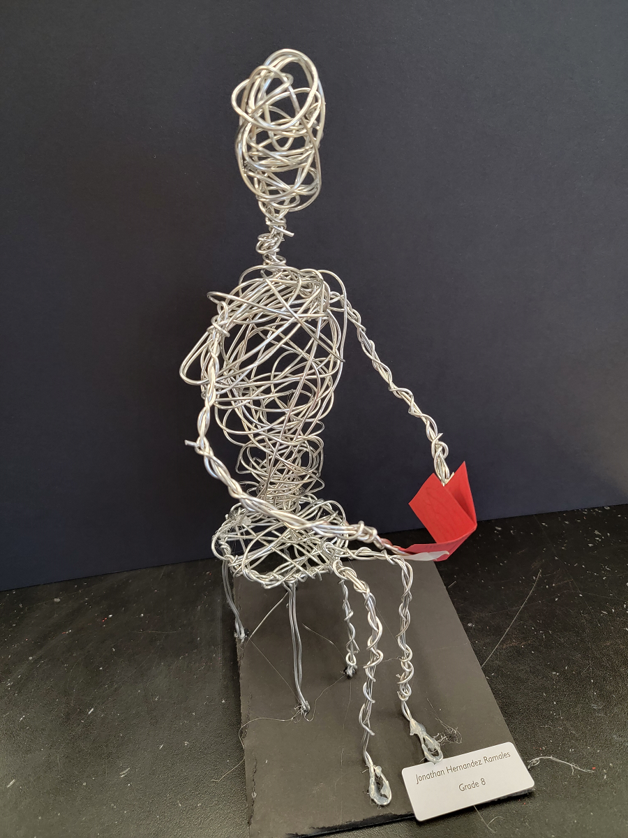 Wire Figures inspired by Alberto Giacometti